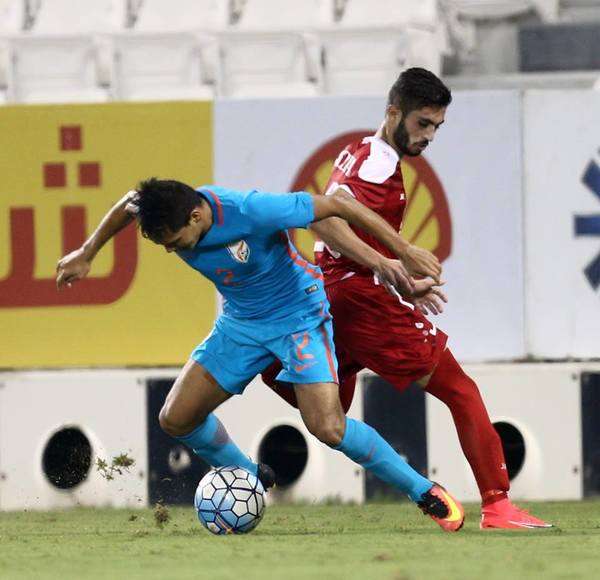 لقطة من المباراة