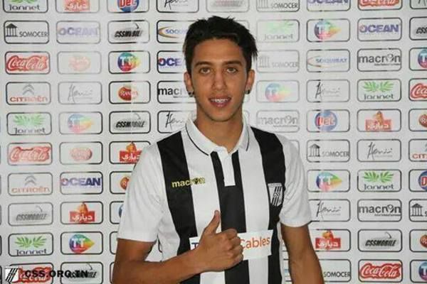 مالك البولعابي  بعد التوقيع 