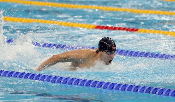 من إحدى مشاركات منتخب الأردن للسباحة