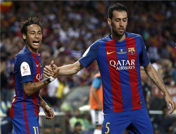 بوسكيتس ونيمار