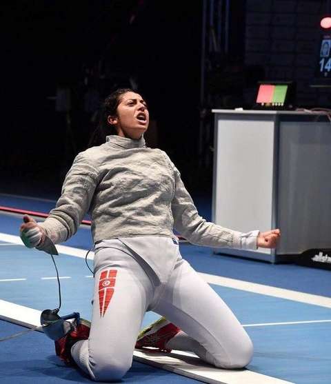 عزة بسباس وفرحة التتويج العالمي