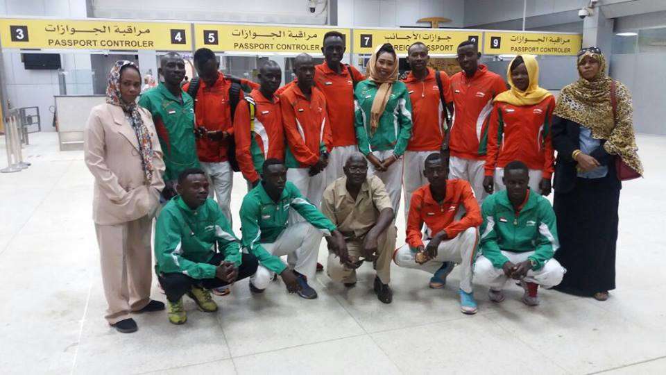 صورة أرشيفية لأبطال ألعاب قوى سودانيين 
