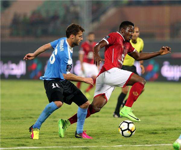 من مباراة الأهلي والفيصلي