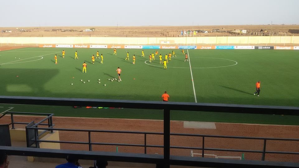 من تدريبات المنتخب الموريتاني