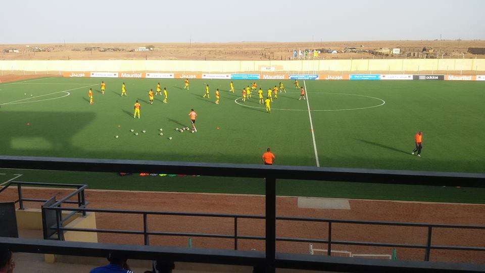 من تدريبات المنتخب الموريتاني