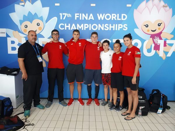 منتخب الأردن للسباحة