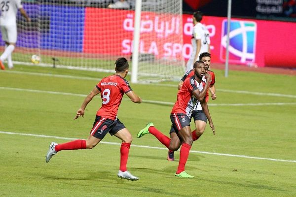 فرحة لاعبي الفتح الرباطي