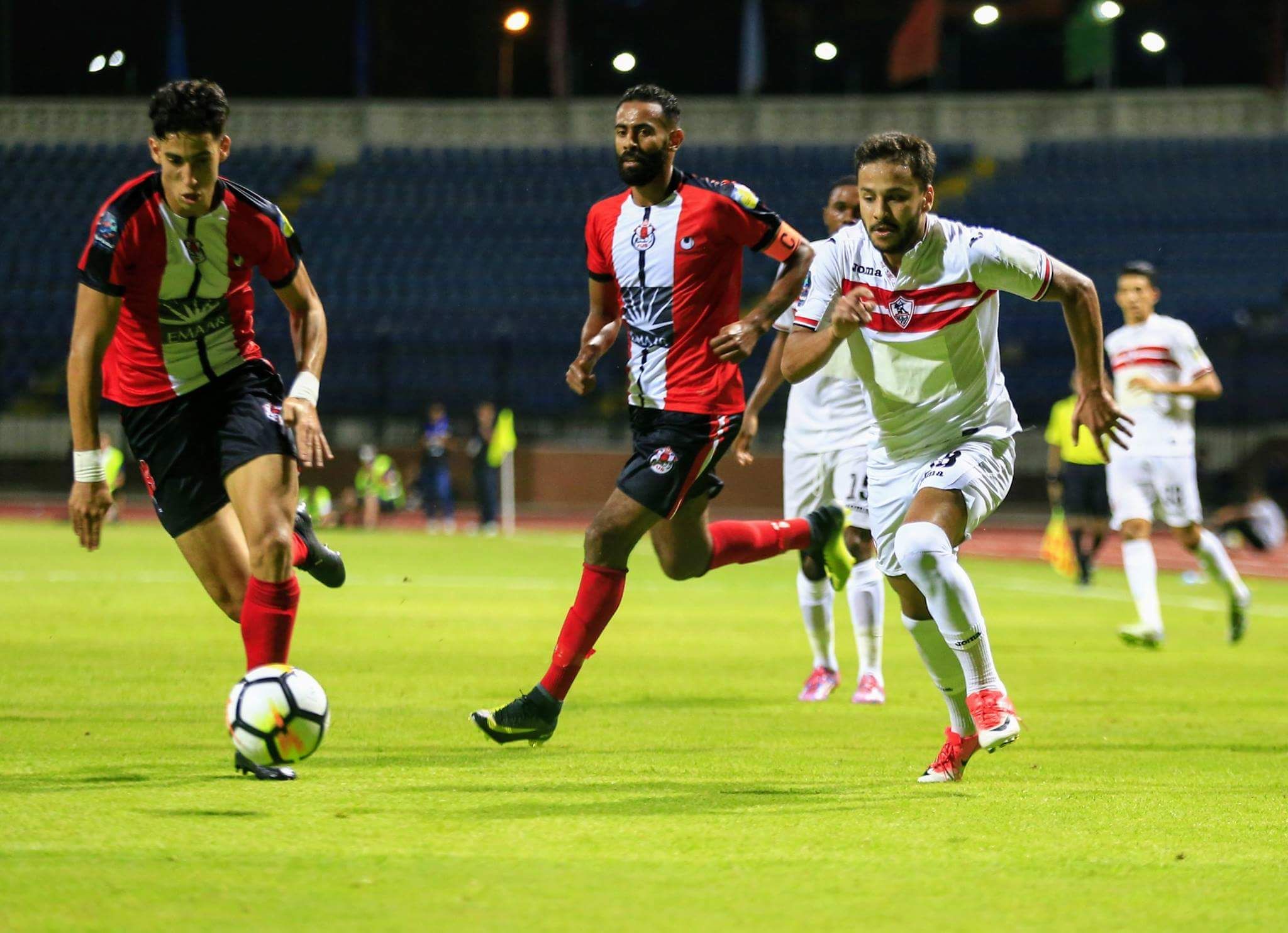 أحمد رفعت في مباراة الفتح