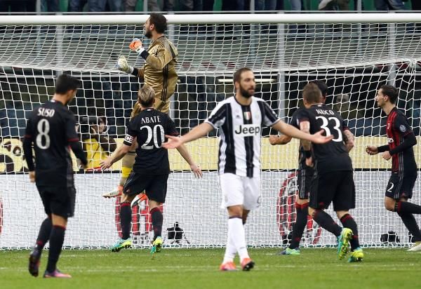 جيانلويجي دوناروما في مباراة يوفنتوس