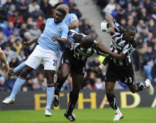 سول كامبل بقميص نيوكاسل يونايتد