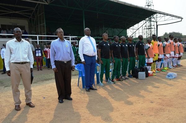 المنتخب البوروندي خلال مباراة الذهاب