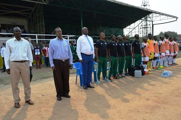 المنتخب البوروندي خلال مباراة الذهاب