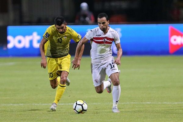 جانب من لقاء الزمالك والعهد