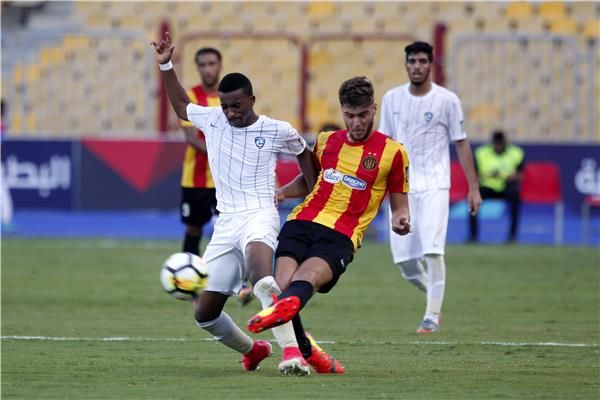 اليامي خلال المباراة