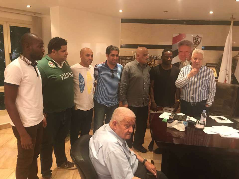 سيسيه في مكتب مرتضى منصور