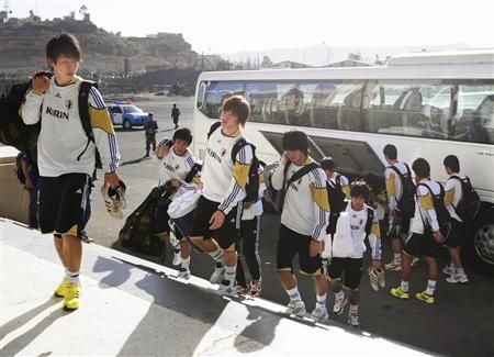 صور تدريبات منتخب اليابان بالملعب الرئيسي 
