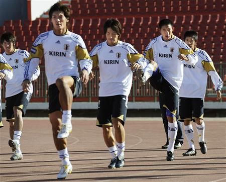 صور تدريبات منتخب اليابان بالملعب الرئيسي 