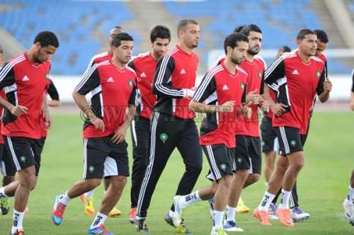 لاعبو منتخب المغرب المحلي