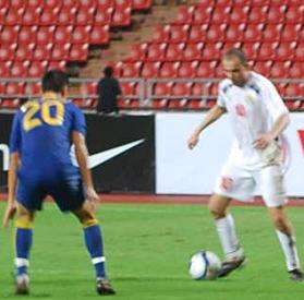 جانب من المباراة