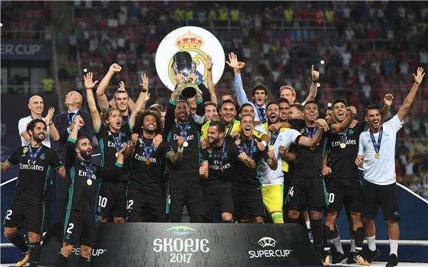 فرحة ريال مدريد باللقب