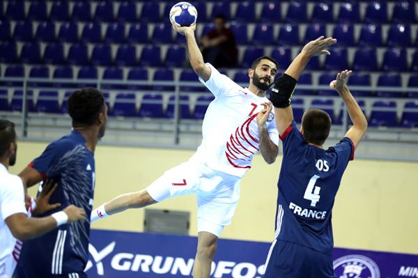 لقطة من لقاء البحرين مع فرنسا