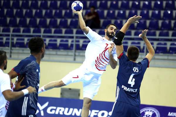 لقطة من لقاء البحرين مع فرنسا