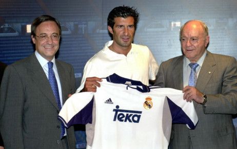 فيجو بعد التوقيع لريال مدريد