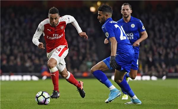 من مواجهة سابقة بين أرسنال وليستر سيتي