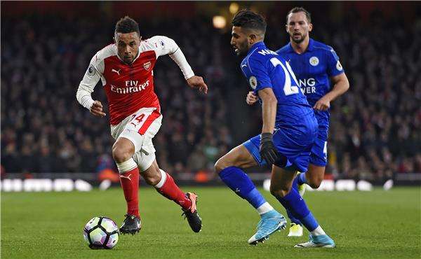 من مواجهة سابقة بين أرسنال وليستر سيتي