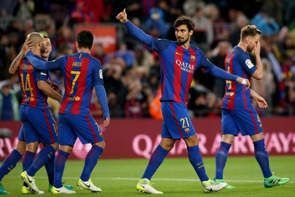 لاعبو برشلونة