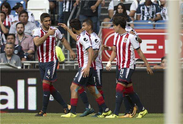 فرحة لاعبي مونتيري 