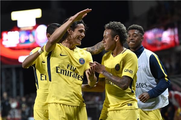 نيمار خلال المباراة