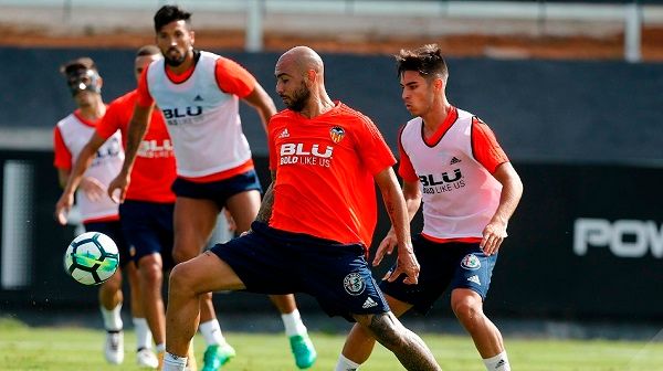 جاراي في تدريبات فالنسيا