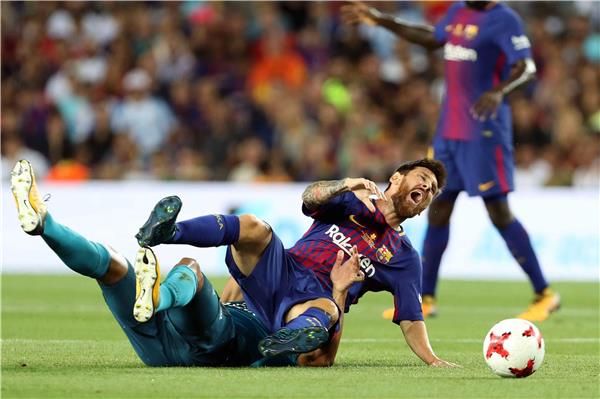 لقطة من المباراة