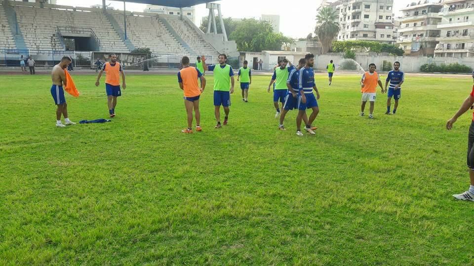 من تدريبات فريق جبلة