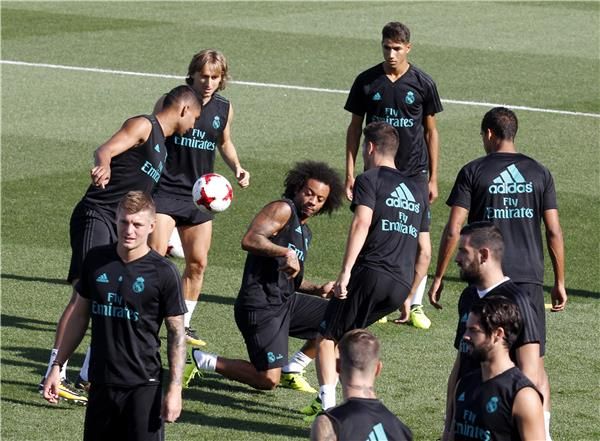 جانب من تدريبات ريال مدريد