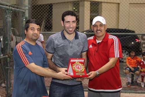 جانب من تكريم محمد أبوتريكة