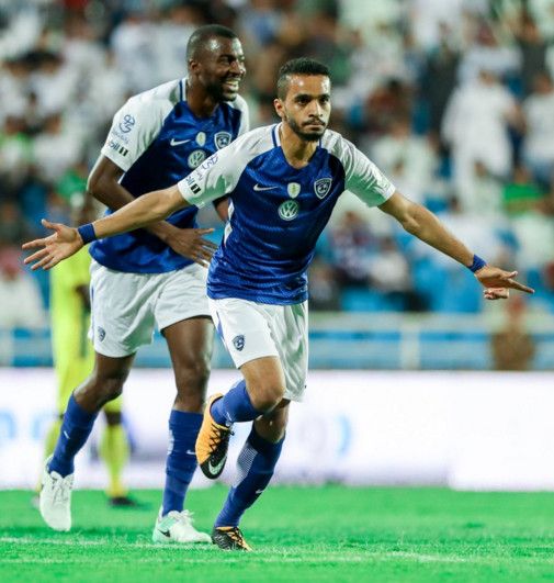 فرحة لاعبي الهلال