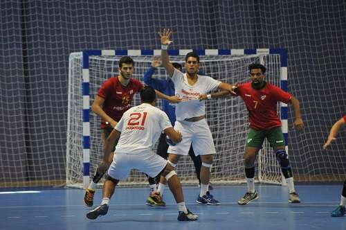 جانب من مباراة تونس والبرتغال