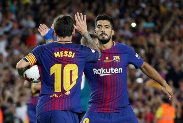 لويس سواريز وليونيل ميسي