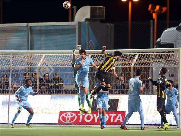 من مباراة الاتحاد والفيحاء