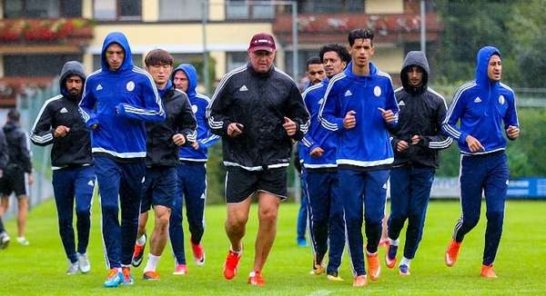 من تدريبات الفريق