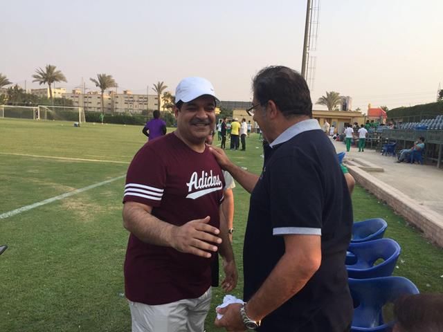 الشريدة يزور معسكر العربي في القاهرة