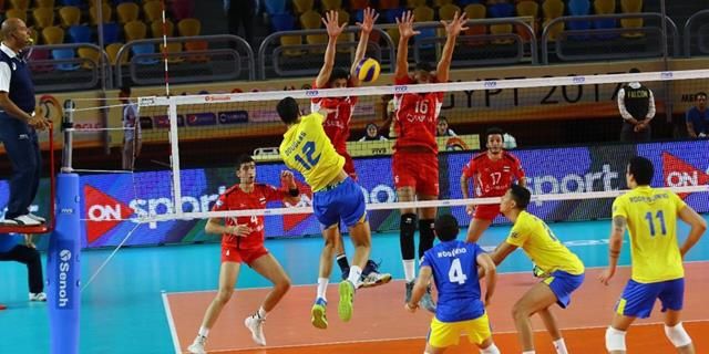 جانب من لقاء مصر والبرازيل