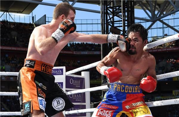  ماني باكياو وجيف هورن 