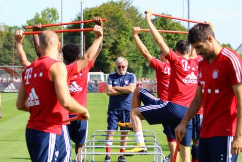 جانب من تدريبات بايرن ميونيخ