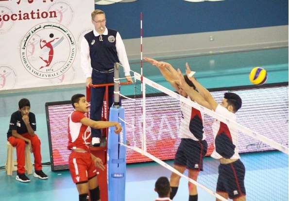 جانب من مباراة البحرين مع تونس