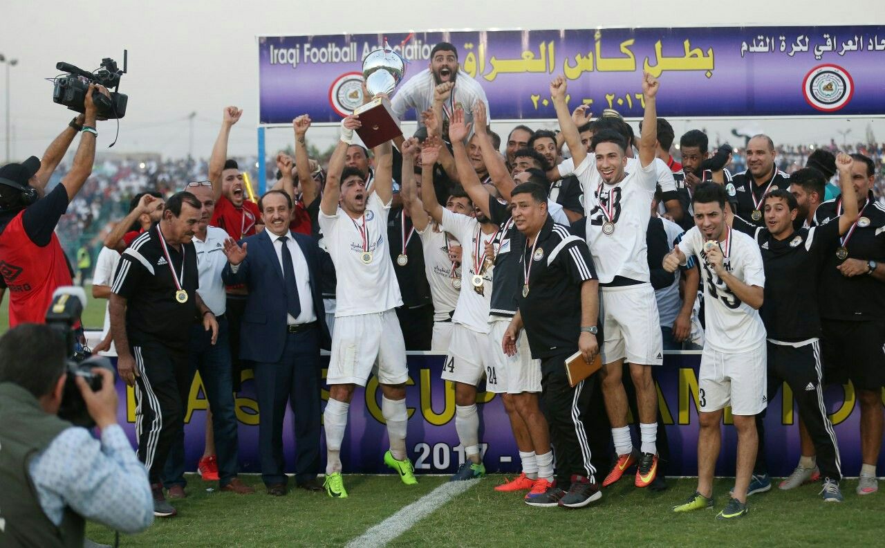 الزوراء يتوج بالكأس