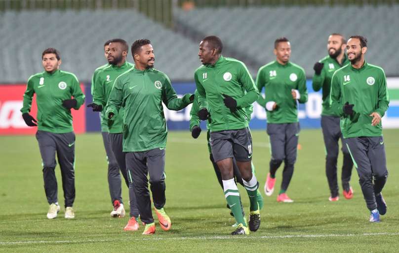 تدريبات المنتخب السعودي