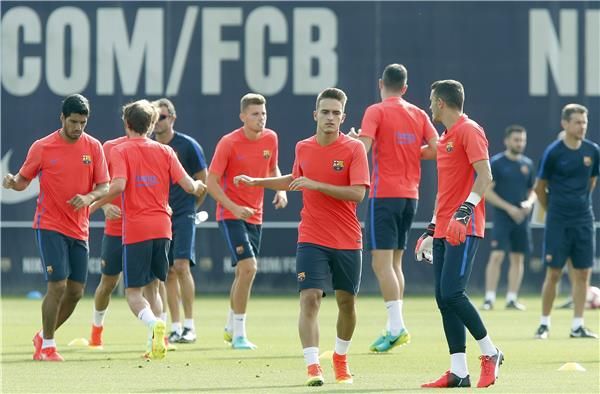 من تدريبات برشلونة